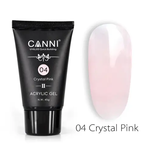 [80218] 04 CANNI New Poly Acrylic Gel 45g - Crystal Pink