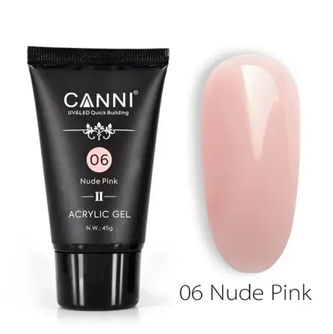 [80218] 06 CANNI New Poly Acrylic Gel 45g - Rosa Nude