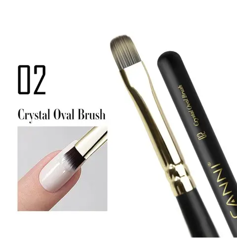 [33111-02] 02 CANNI Brocha Ovalada de Cristal