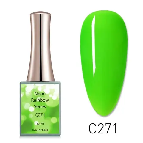 [51271] C271 CANNI Neon Rainbow Series 16ml - Verde