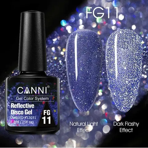 [12031] FG11 CANNI Esmalte de Uñas en Gel Disco Reflectante 7.3ml